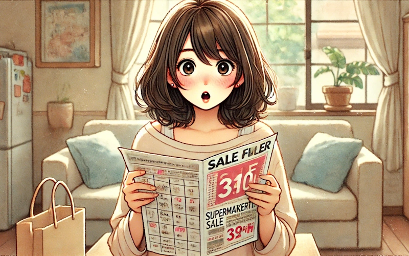 スーパーやディスカウントストアの特売日をチェックする方法